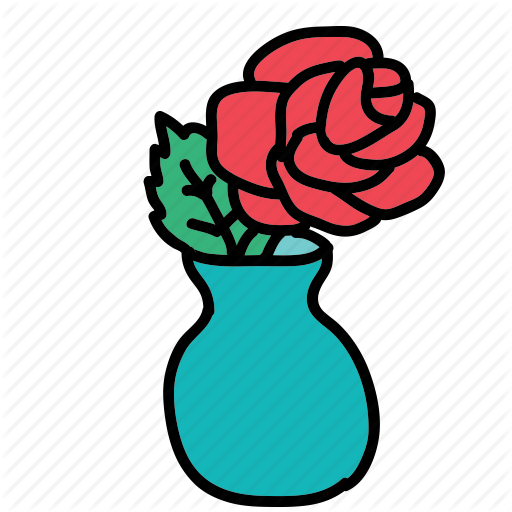 Decorate, Flower, Furniture, Interior, Rose, Vase Icon