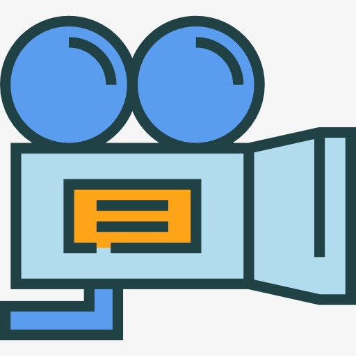 Blue Recorder, Filming, Vcr, Cartoon Png Image And Clipart