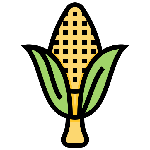 Corn, Grilled, Organic, Plant, Vegetable Icon Free Of Street