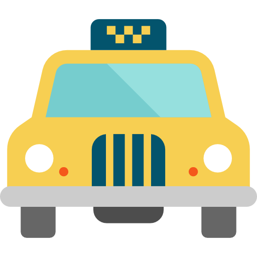Automobile, Car, Transportation, Cab, Taxi, Transport, Vehicle Icon