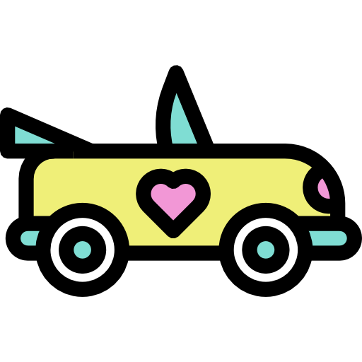 Transport, Romantic, Vehicle Icon