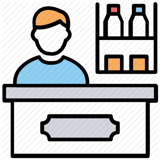 Merchant, Seller, Shopkeeper, Tradesman, Vendor Icon