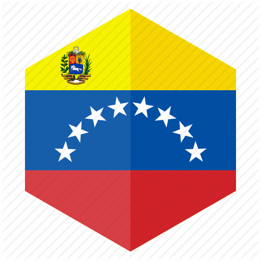 America, Country, Design, Flag, Hexagon, Venezuela Icon