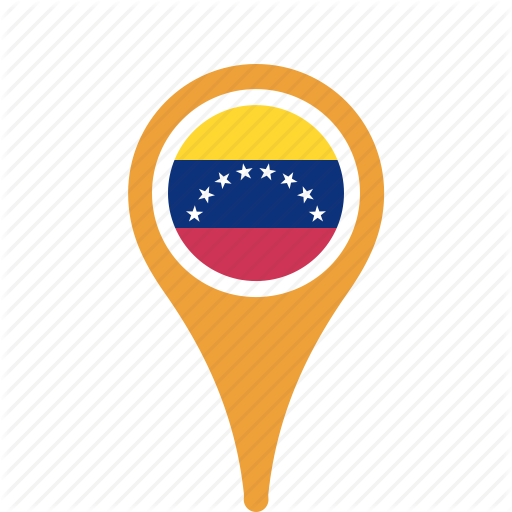 Country, County, Flag, Map, National, Pin, Venezuela Icon