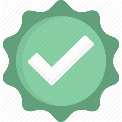 Badge, Check, Green, Verified Icon