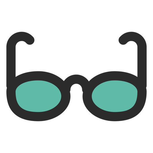 Sun Glasses Colored Stroke Icon