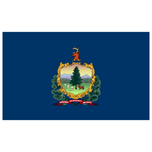 Us Vt Vermont Flag Icon