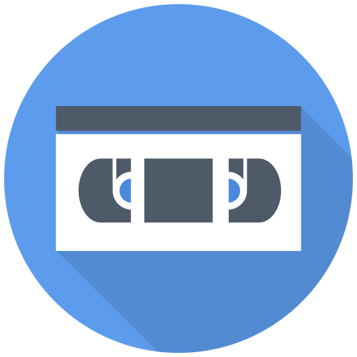 Vhs Icon Free Flat Multimedia Iconset Designbolts