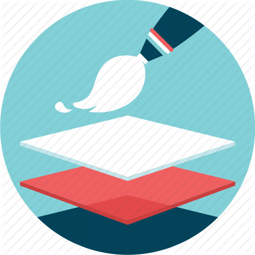 Colors, Cover, Finish, Layers, Painting Icon