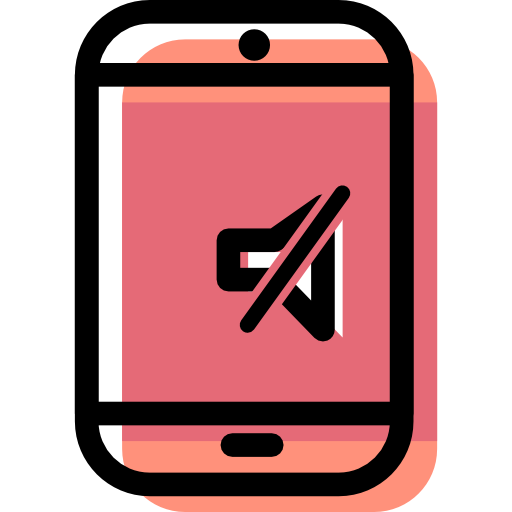 Smartphone, Mute, Vibration Icon Free Of Color Desktops