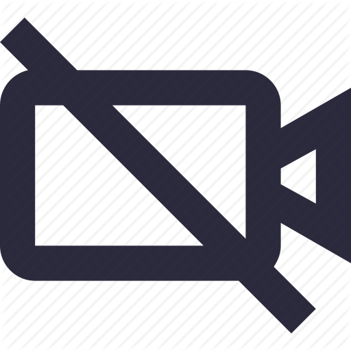 Camera Not Allowed, No Video, Restriction, Video Camera Icon