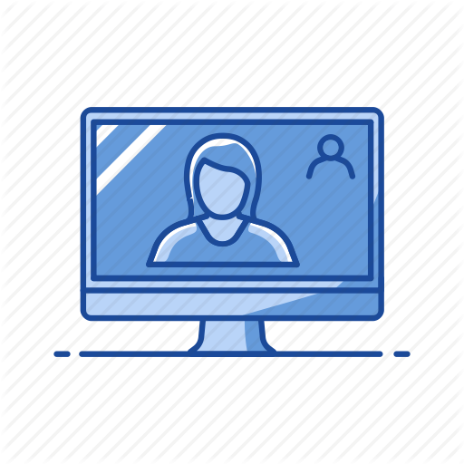 Conversation, Desktop, Video Call, Video Chat Icon