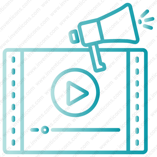 Download Video,music,video Marketing,media,play Icon Inventicons
