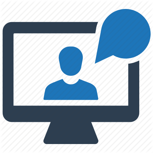 Customer, Online, Support, Video Conference Icon