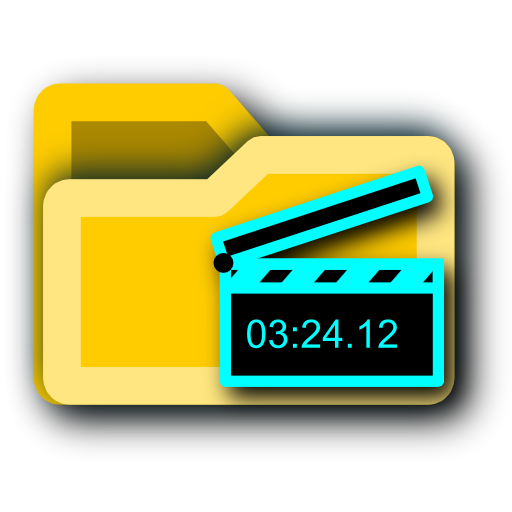 Folder, Film, Movie, Video Icon