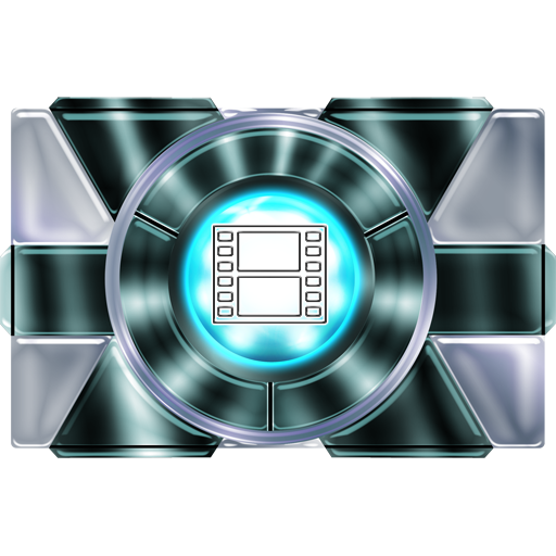 Silver Folder Video Icon