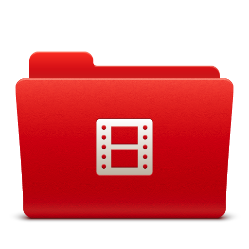 Folder Video Icon Soda Red Iconset Trysoda