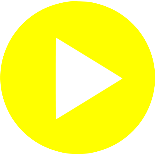 Yellow Video Play Icon