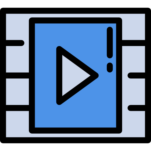 Play Button, Video, Music And Multimedia Icon
