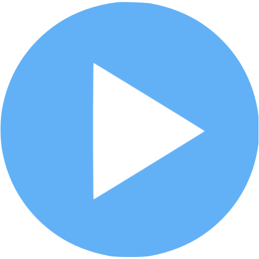 Tropical Blue Video Play Icon