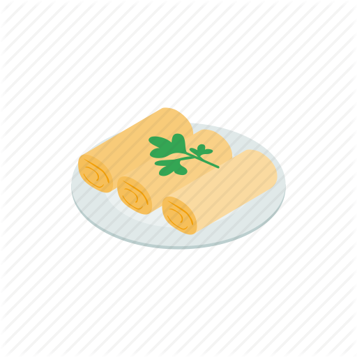 Appetizer, Asia, Food, Isometric, Snack, Vegetable, Vietnam Icon