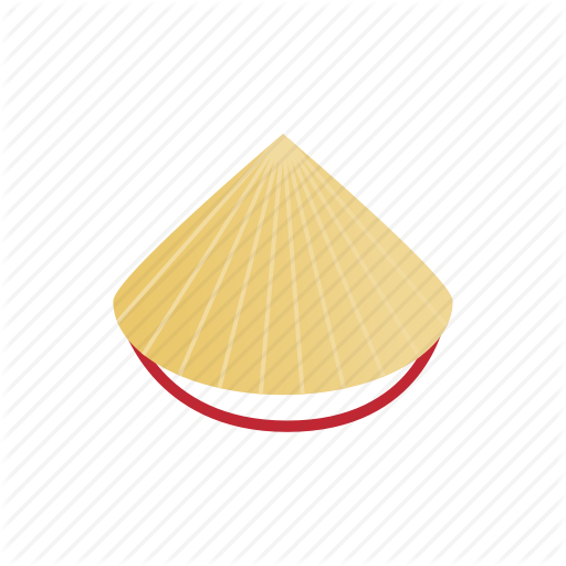 Asian, Conical, Hat, Isometric, Straw, Traditional, Vietnam Icon