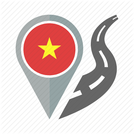 Country, Flag, Location, Nation, Navigation, Pin, Vietnam Icon