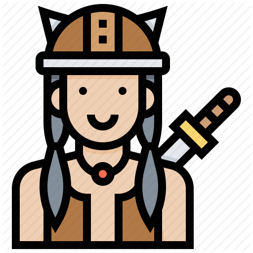 Avatar, Girl, Viking, Warrior, Woman Icon