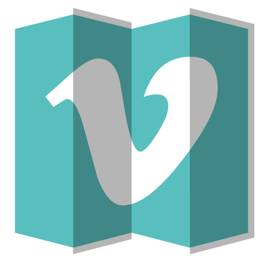 Vimeo Icon Folded Social Media Iconset Designbolts