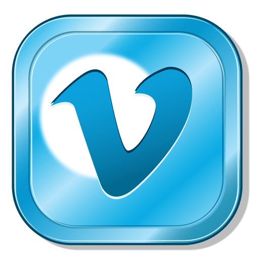 Vimeo Metallic Button