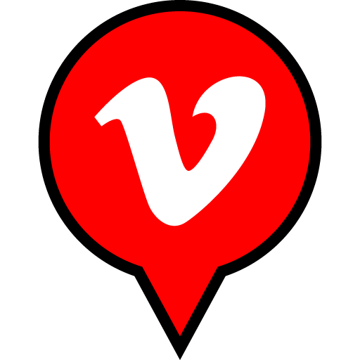 Vimeo Free Red Filled Social Media Pn Designed