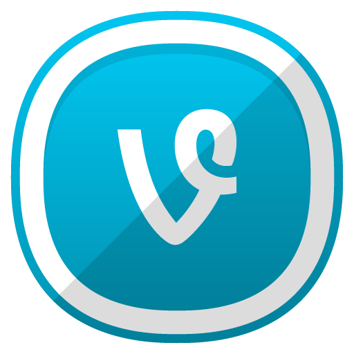 Vine Icon Free Cute Shaded Social Iconset Designbolts