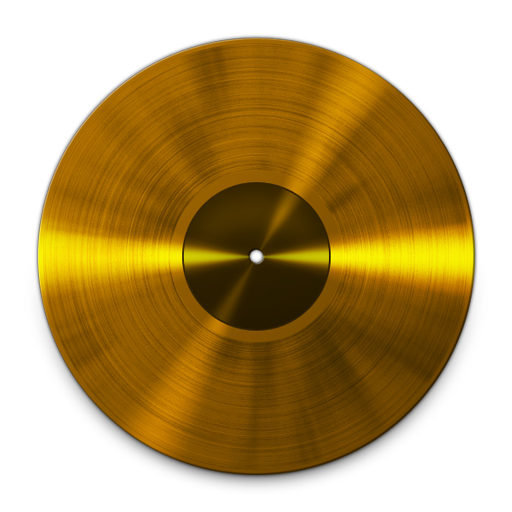 Gold Vinyl Icon