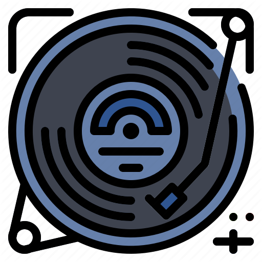 Audio, Gramophone, Music, Record, Vinyl Icon