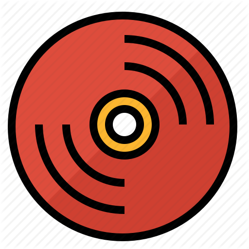 Disc, Music, Note, Song, Vinyl Icon