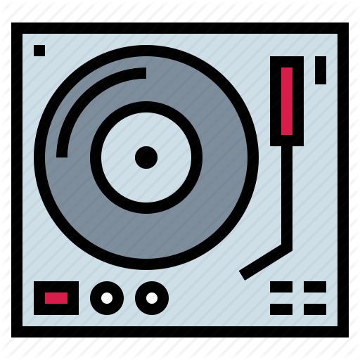 Dj, Music, Music Player, Turntable, Vinyl Icon