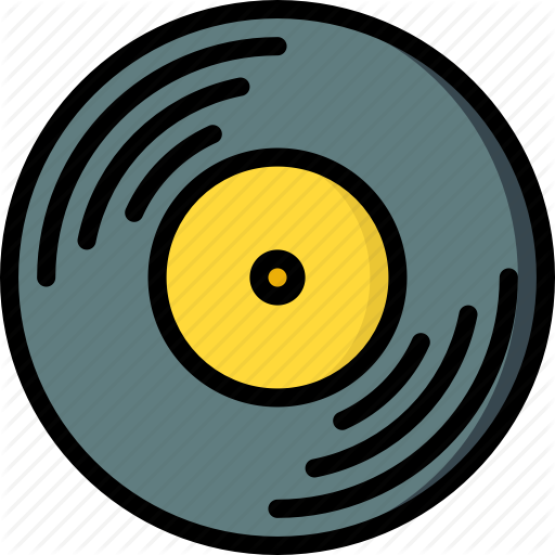 Hipster, Music, Record, Retro, Vintage, Vinyl Icon