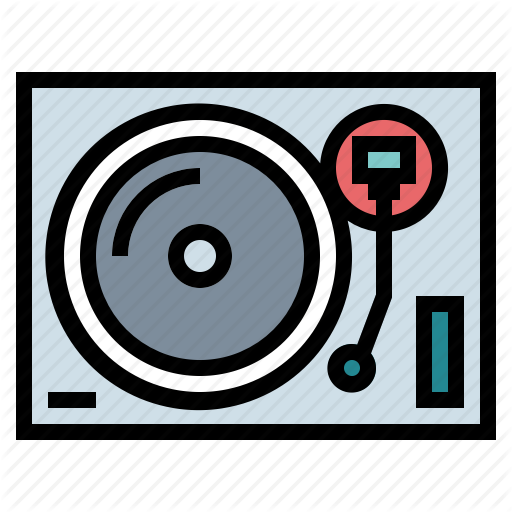 Music, Record, Technology, Turntable, Vinyl Icon