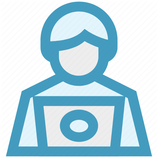 Hacker, Laptop, Security, Threat, Violation Icon