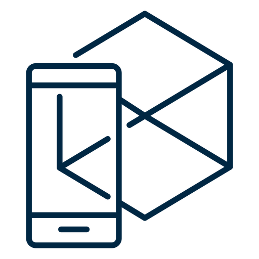 Virtual Reality Stroke Icon