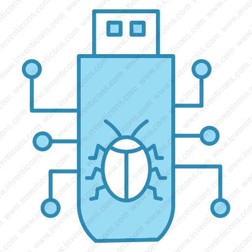Download Malware,stick,usb,virus Icon Inventicons