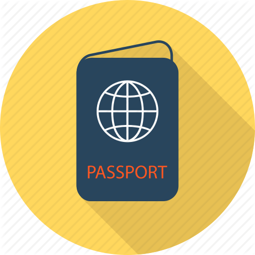 Luggage, Passport, Travel, Visa Icon