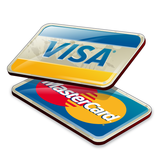 Credit Cards, Visa, Mastercard Icon Png