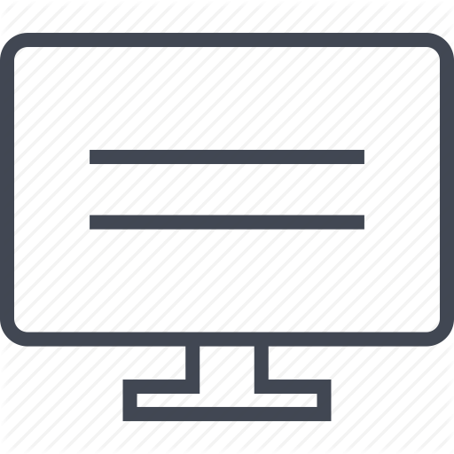 Monitor, Online, Pc, Visitus, Web, Website Icon