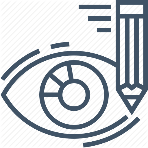 Design, Eye, Idea, Image, Pencil, Vision, Visual Icon