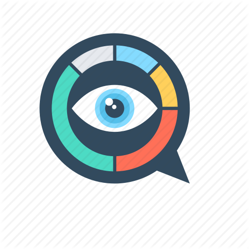Data Visualisation, Eye, Graph, Pie Graph, Visualization Icon