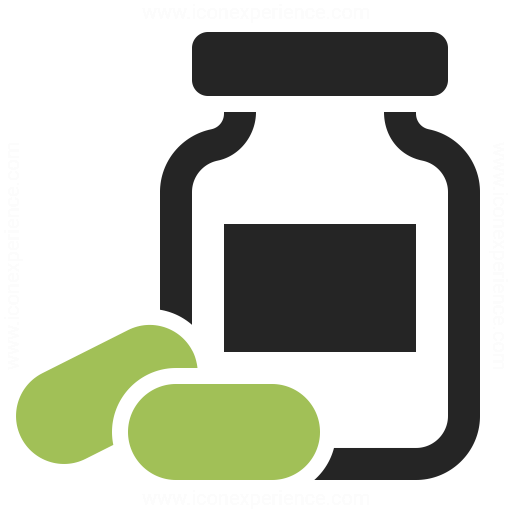 Bottle Of Pills Icon Iconexperience
