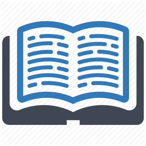 Education, Library, Open Book, Reading Icon