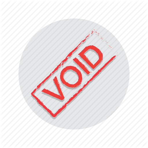 Void, Voided Icon