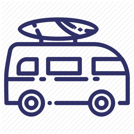 Beach, Board, Combi, Summer, Surfer, Volkswagen Icon